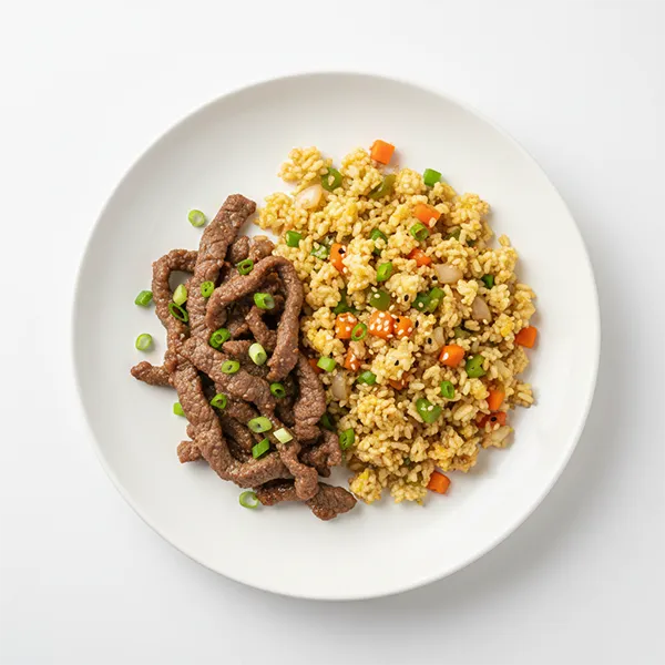 Beef Tapa With Keto Veg Fried Rice